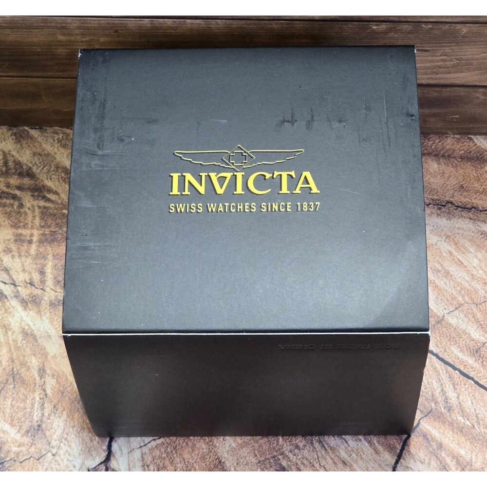 Invicta Racing 1-Slot Black Aluminum Watch Storage Presentation Box IPM645-BLK - Picture 4 of 4